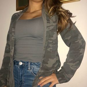 Maurice Camo long sleeve button up